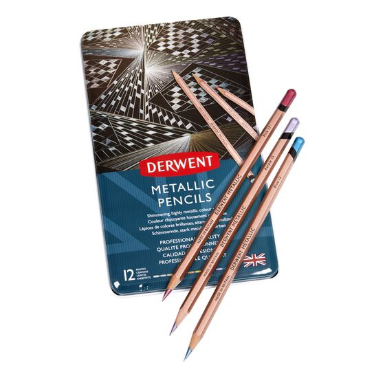 Derwent Metallic színes ceruza készletfotó