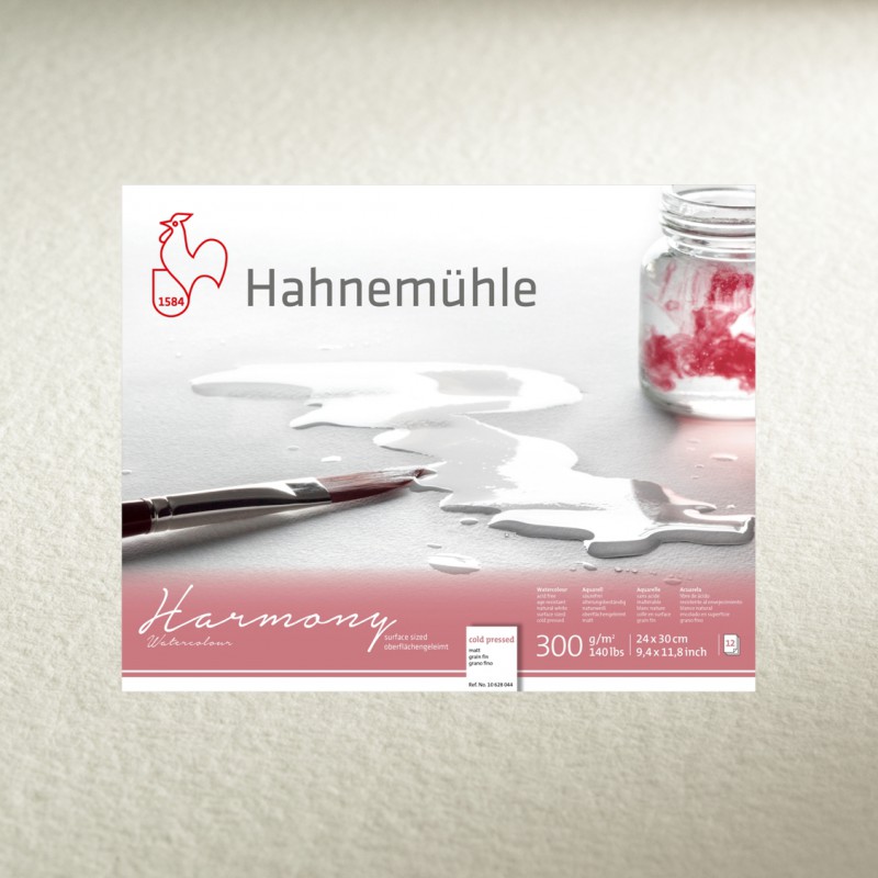 Hahnemühle Harmony akvarell papír tömb 300 g/m2 cold pressedfotó