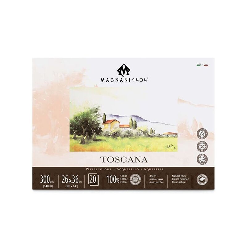 Magnani Toscana akvarell tömb 300gfotó